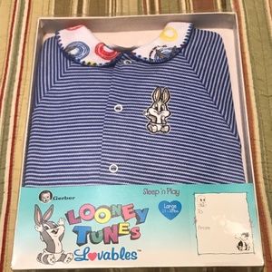 Vintage Gerber Lovables Looney Tunes Sleep n Play